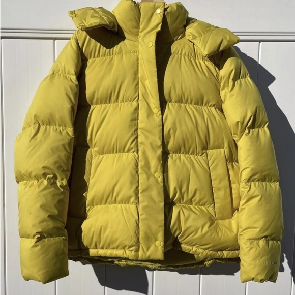 Lululemon Wunder Puff Down Coat Jacket Soleil Sz.10 - Picture 3 of 11